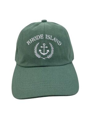 David & Young Rhode Island Womens Green Baseball Hat Cap Strapback